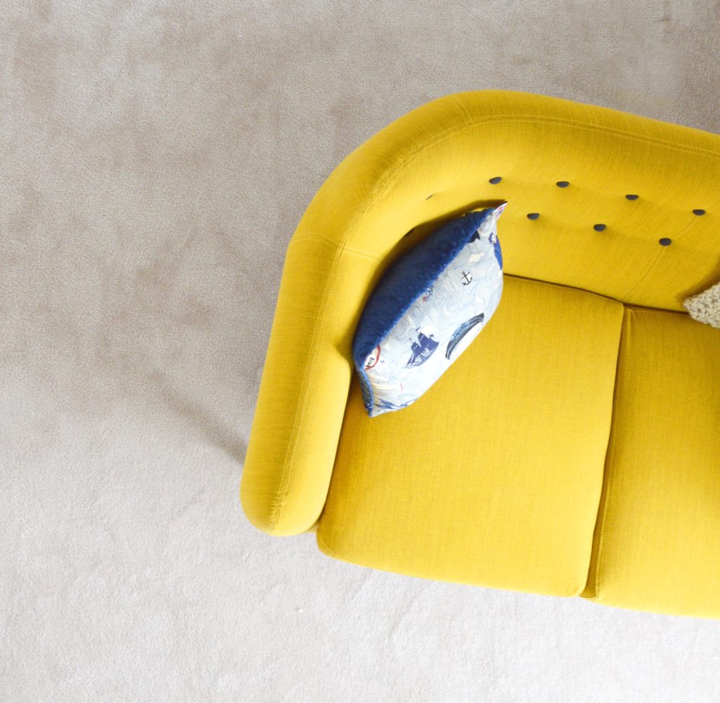 Yellow sofa